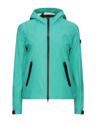 Shop Ai Riders On The Storm Jackets In Turquoise