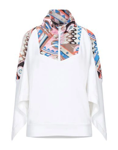 Shop Emilio Pucci Pucci Woman Sweatshirt White Size Xl Polyester