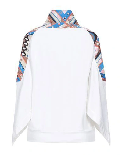 Shop Emilio Pucci Pucci Woman Sweatshirt White Size Xl Polyester
