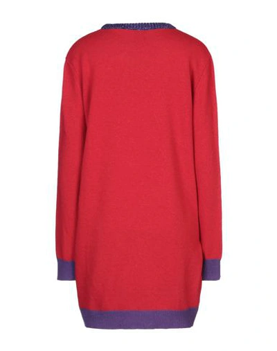 Shop Pinko Uniqueness Woman Mini Dress Red Size L Polyamide, Viscose, Wool, Cashmere, Polyester