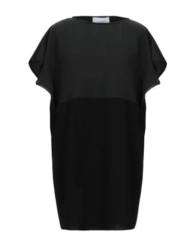 Shop Art 259 Design By Alberto Affinito Short Dresses In Black