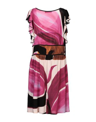 Shop Anna Rachele Knee-length Dress In Fuchsia