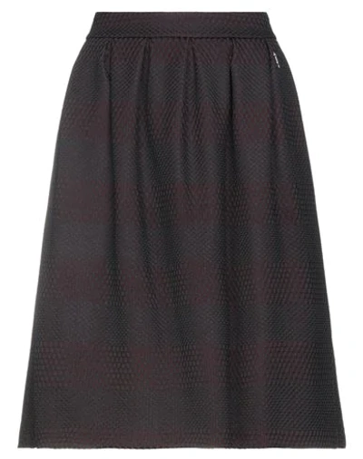 Trussardi Jeans Midi Skirts In Red