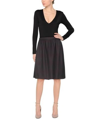 Trussardi Jeans Midi Skirts In Red