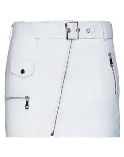 Shop Manokhi Mini Skirts In White