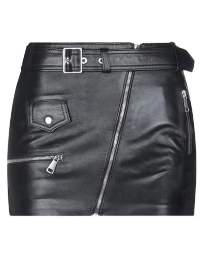 Shop Manokhi Mini Skirts In Black
