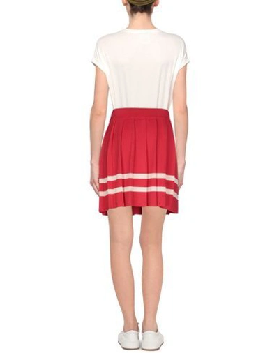 Pinko Uniqueness Mini Skirts In Red