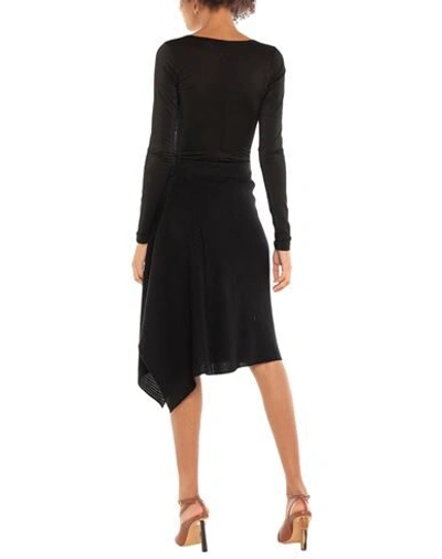 Shop Pinko Woman Midi Skirt Black Size S Acrylic, Wool
