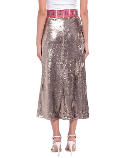 Shop Stella Jean Midi Skirts In Bronze