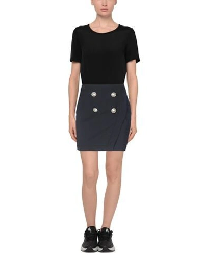 Shop Balmain Mini Skirts In Black