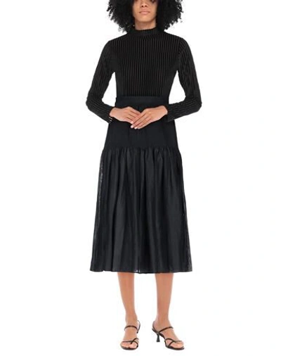 Shop Joseph Midi Skirts In Black