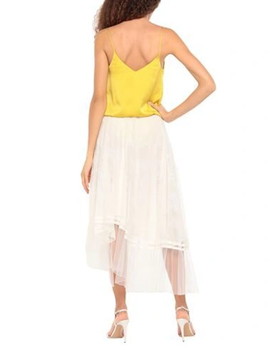 Chloé Midi Skirts In White