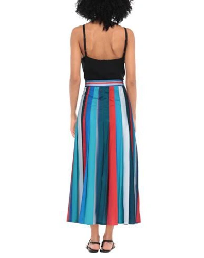 Shop Stella Jean Woman Midi Skirt Red Size 6 Polyester, Acetate