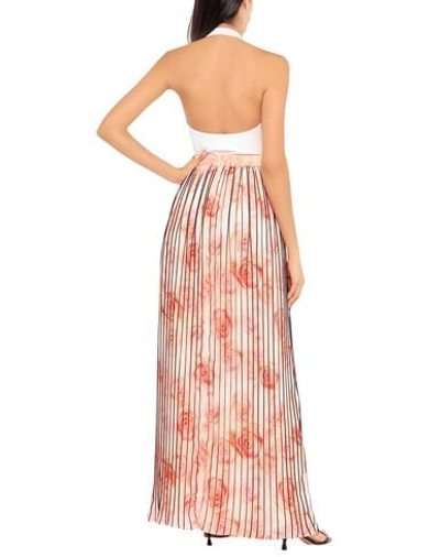 Shop Allure Long Skirts In Apricot