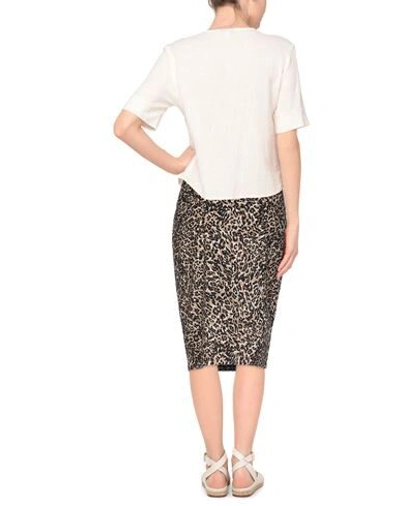 Dixie Midi Skirts In Beige