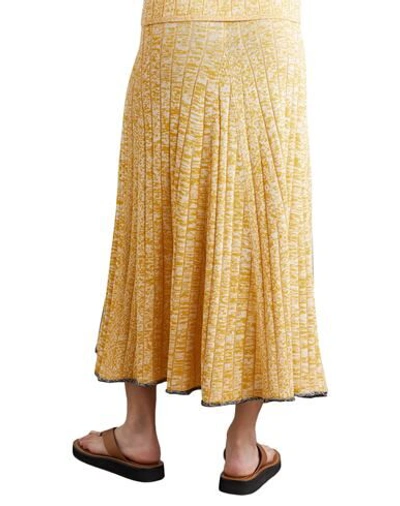 Shop Joseph Long Skirts In Yellow