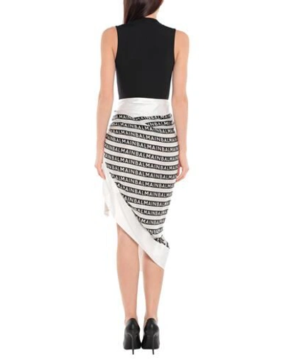 Shop Balmain Maxi Skirts In White