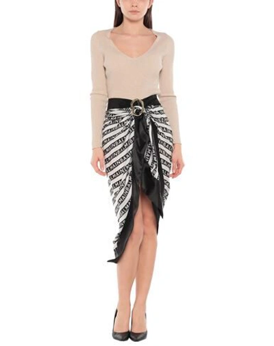 Shop Balmain Maxi Skirts In Black