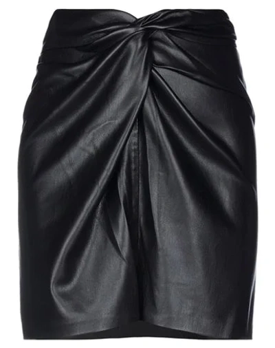 Shop Nanushka Mini Skirts In Black