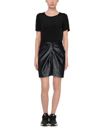 Shop Nanushka Mini Skirts In Black