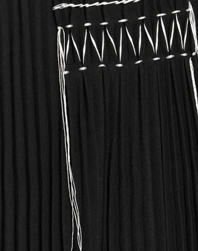 Shop Helmut Lang 3/4 Length Skirts In Black