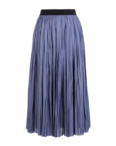 Shop Karl Lagerfeld 3/4 Length Skirts In Dark Purple