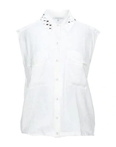 Shop Patrizia Pepe Woman Shirt White Size 8 Viscose, Polyamide