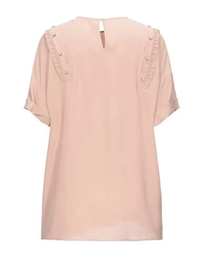 Shop N°21 Woman Blouse Blush Size 8 Acetate, Silk In Pink