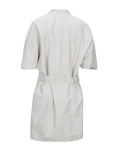 Shop Isabel Marant Étoile Short Dresses In Light Grey