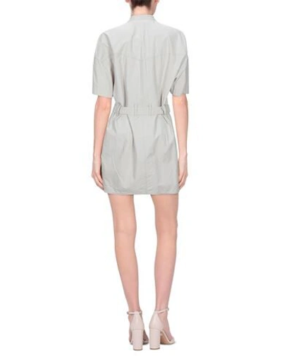 Shop Isabel Marant Étoile Short Dresses In Light Grey