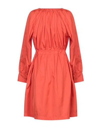 Shop Maliparmi Malìparmi Woman Overcoat & Trench Coat Orange Size 6 Polyester