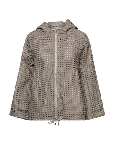Shop Le Tricot Perugia Jackets In Military Green