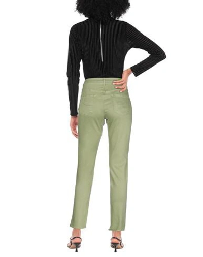 Shop Jacob Cohёn Woman Jeans Green Size 30 Lyocell, Cotton, Polyester, Elastane
