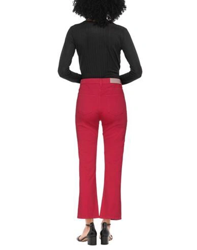 Shop Manila Grace Woman Jeans Red Size 29 Cotton, Elastane