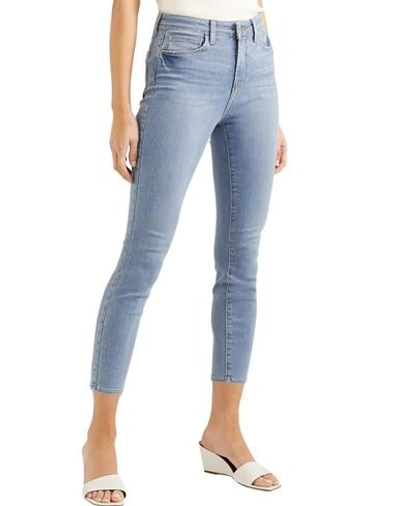 Shop L Agence L'agence Woman Jeans Blue Size 31 Viscose, Cotton, Lyocell, Polyester, Elastane