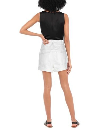 Shop Stella Mccartney Denim Shorts In White