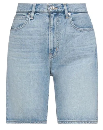 Shop Slvrlake Woman Denim Shorts Blue Size 30 Cotton