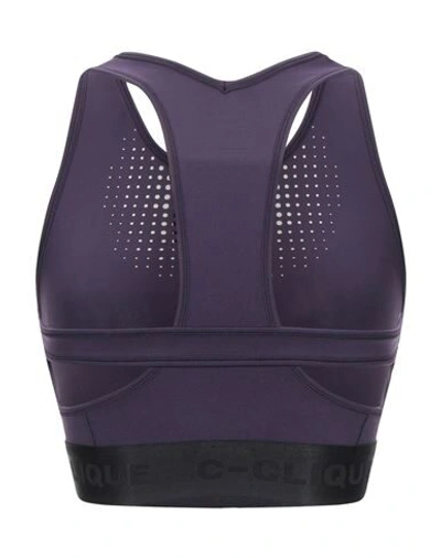 Shop C-clique Woman Top Purple Size S Polyamide, Elastane