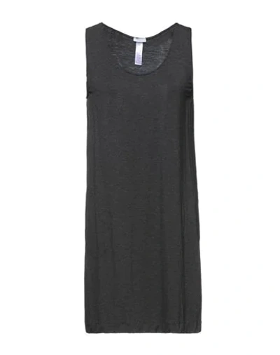 Shop Hanro Woman Sleepwear Lead Size 2 Viscose, Elastane In Grey