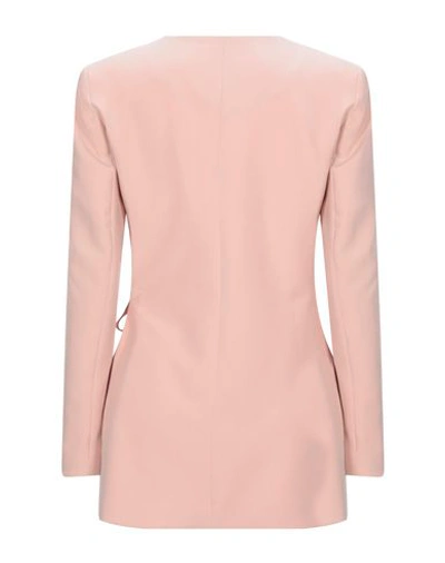 Shop Actualee Suit Jackets In Pale Pink