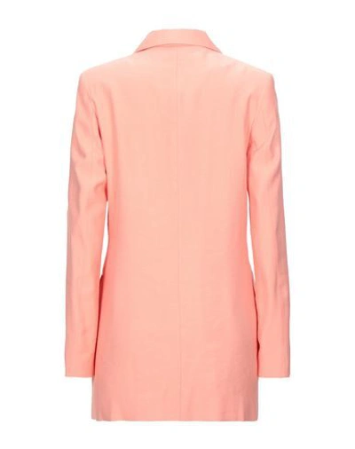 Shop Actualee Suit Jackets In Salmon Pink