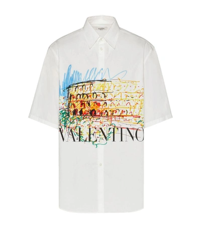 Shop Valentino Colosseum Sketch Shirt