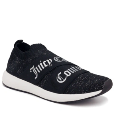 Shop Juicy Couture Women's Annouce Slip-on Sneakers Women's Shoes In Black