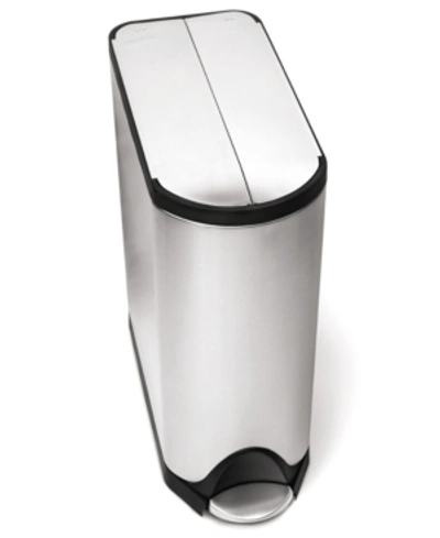 Shop Simplehuman 45-liter Butterfly Step Trash Can In No Color