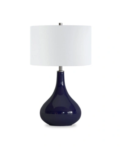 Shop Hudson & Canal Mirabella Table Lamp In Navy