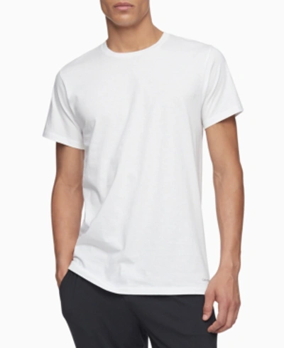 Shop Calvin Klein Men's Cotton Classics 3-pk. Crewneck T-shirts In White