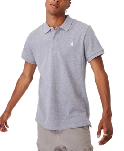 Shop Cotton On Men's Essential Short Sleeve Polo T-shirt In Gray