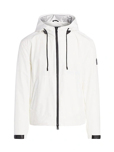 Shop Mackage Men's Odin Rain Jacket In Off White