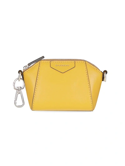 Shop Givenchy Baby Antigona Leather Crossbody Bag In Gold