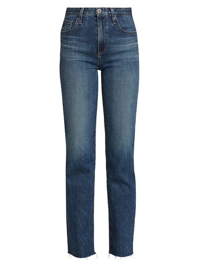 Shop Ag Alexxis High-rise Straight Jeans In Starfire